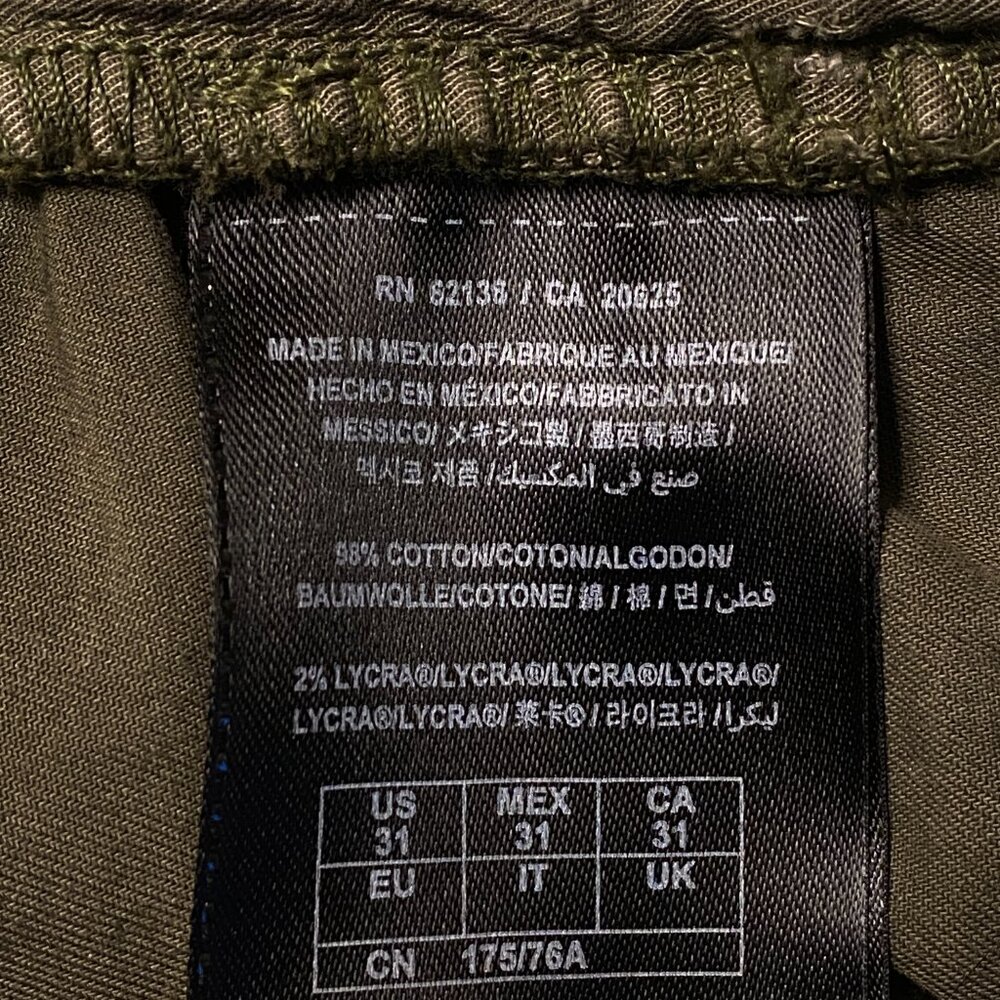 Guess Olive Green Cargo Grunge Miniskirt - Picture 11 of 12